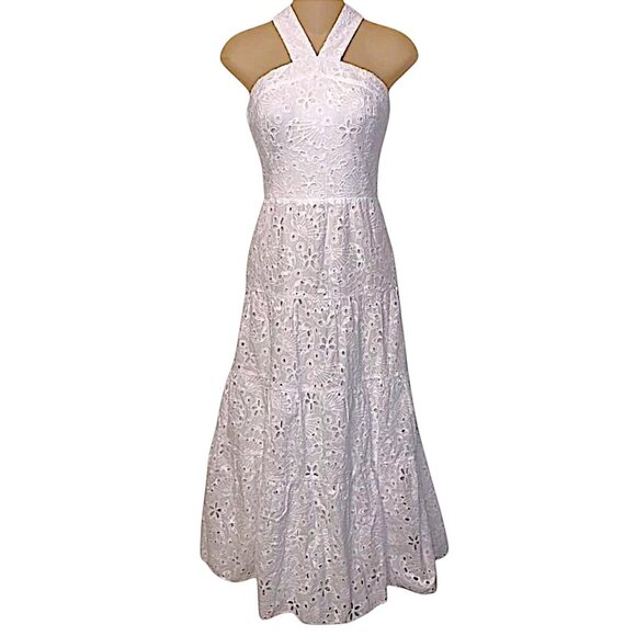 Lilly Pulitzer Jenette Midi Dress in Resort White/Sealife Eyelet NWT - Size 6 - Picture 7 of 9